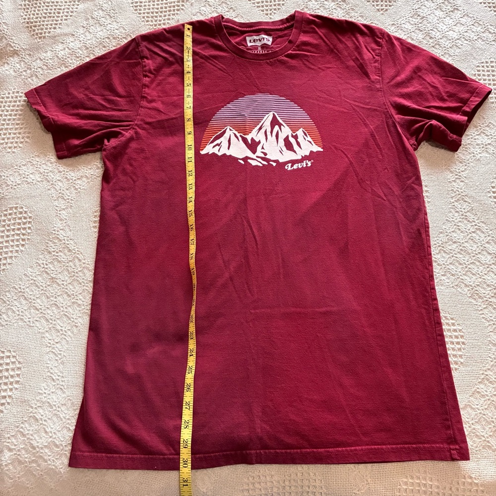 American Eagle Plaid Flannel Shirt & Graphic Tee Combo Set Grunge Burgundy Sz XL - Picture 4 of 11